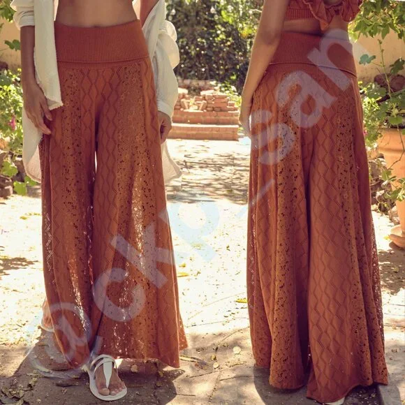 Free People FP Intimately Riviera Lounge Set Pants Sz S